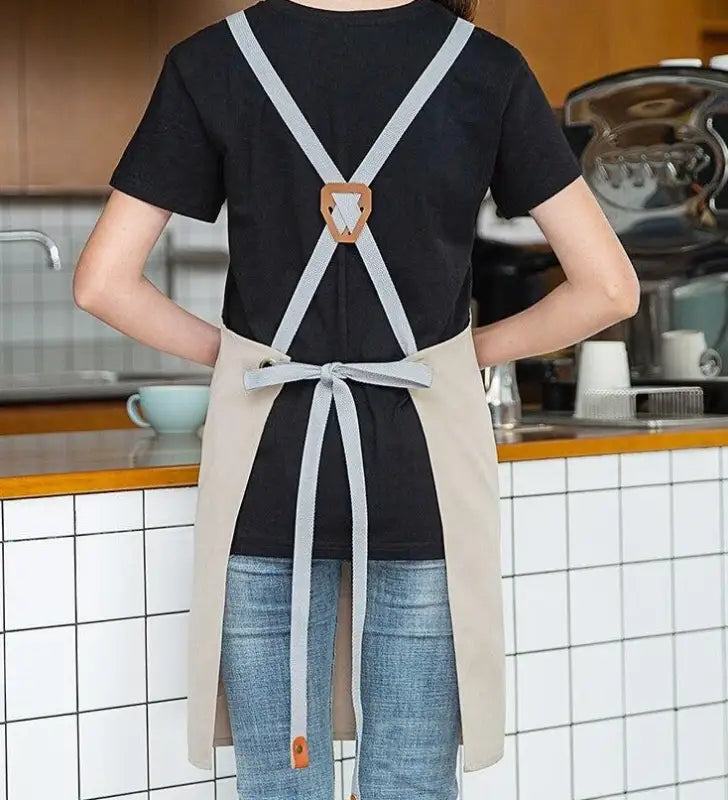Tablier de cuisine Femme Chic dos croisé