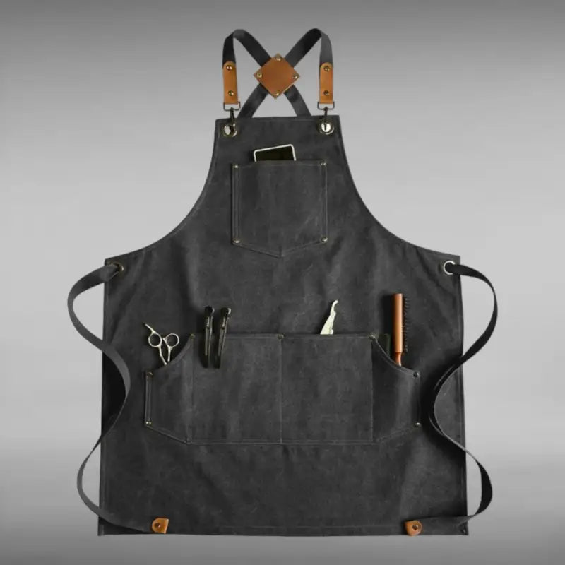 Tablier de Cuisine Noir Femme