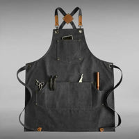Tablier de Cuisine Noir Femme