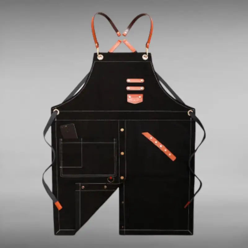 Tablier de Cuisine Noir Homme - Tablier de Cuisine Homme