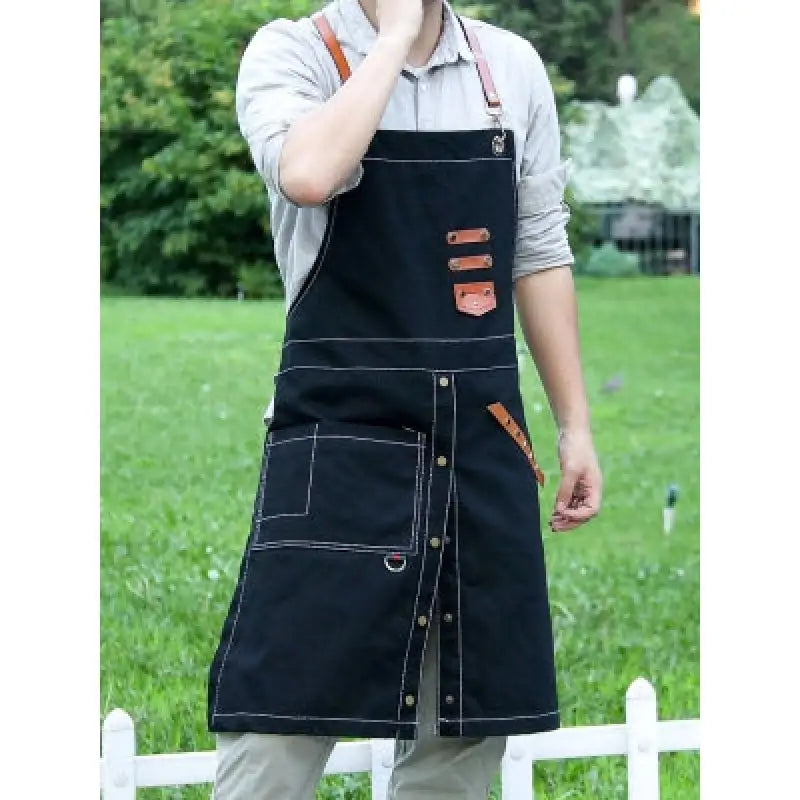 Tablier de Cuisine Noir Homme