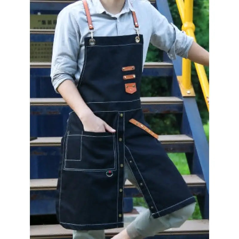 Tablier de Cuisine Noir Homme