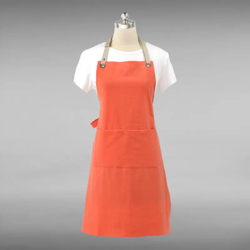 Tablier de Cuisine Orange - Tablier De Cuisine Femme