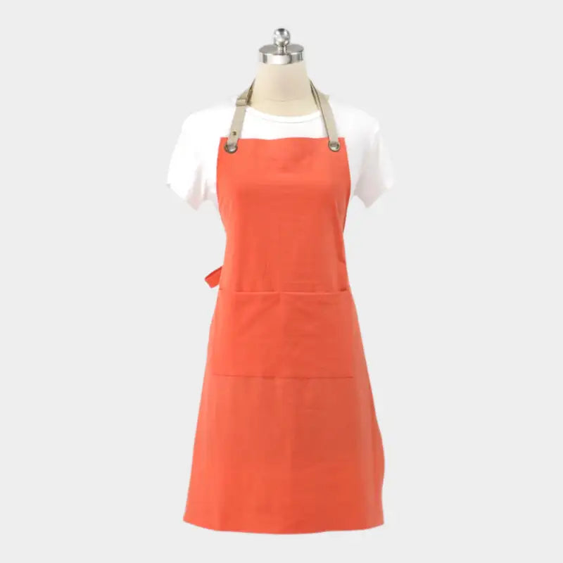 Tablier de Cuisine Orange - Tablier De Cuisine Femme