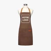Tablier de Cuisine Personnalisé Marron