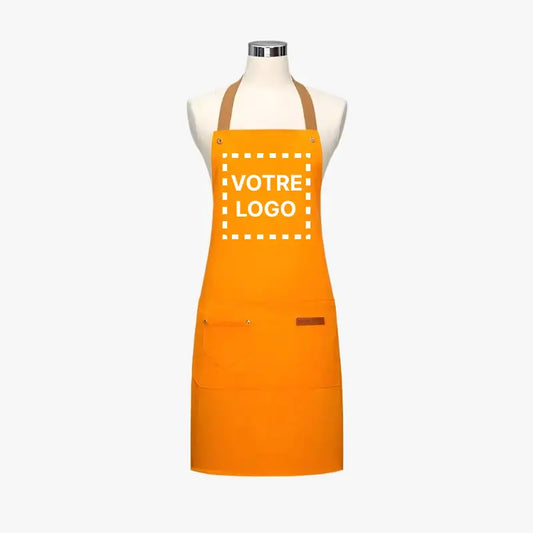 Tablier de Cuisine Personnalisé Orange - Orange