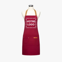 Tablier de Cuisine Personnalisé Rouge