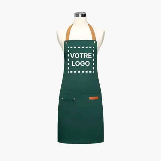 Tablier de Cuisine Personnalisé Vert - Vert