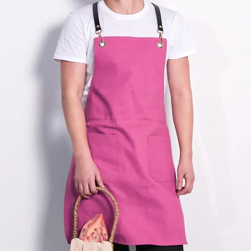 tablier cuisine rose