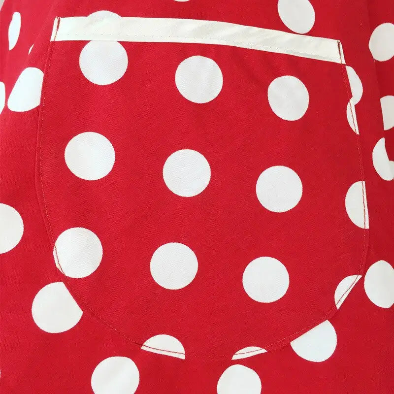 Tablier De Cuisine Vintage Rouge