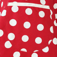 Tablier De Cuisine Vintage Rouge