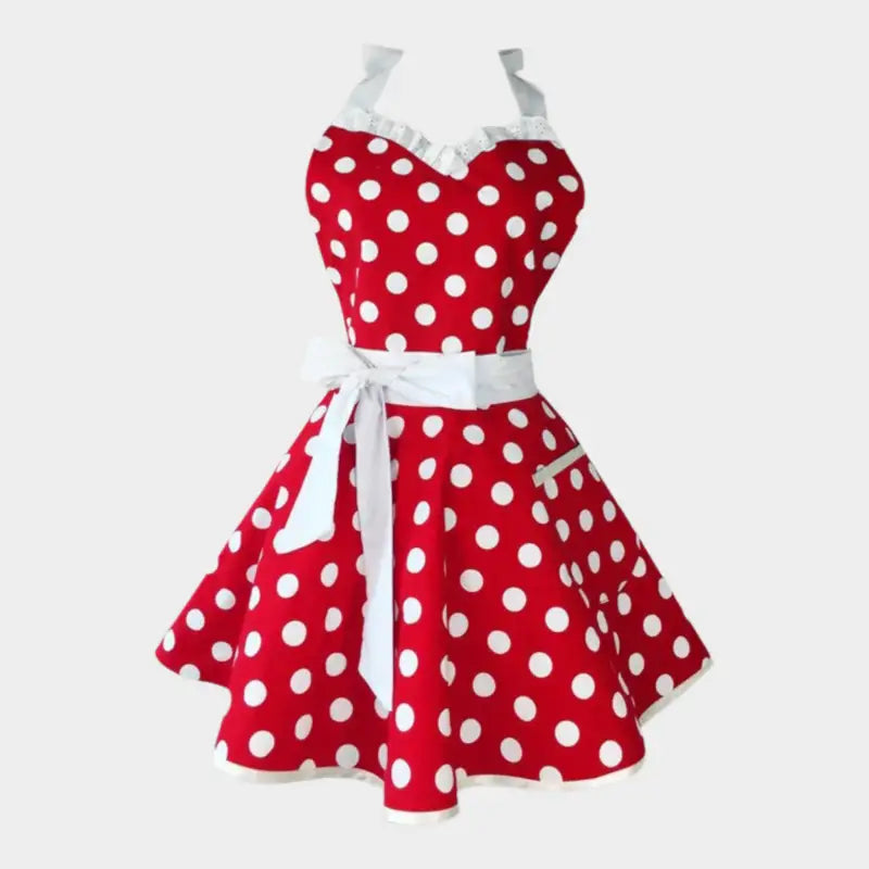 Tablier De Cuisine Vintage Rouge