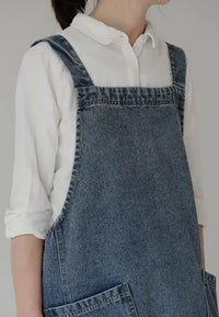 Tablier de Fleuriste en Lin Style Denim