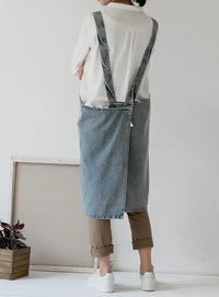 Tablier de Fleuriste en Lin Style Denim