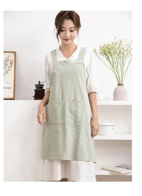 Tablier de Fleuriste en Lin Style Japonais