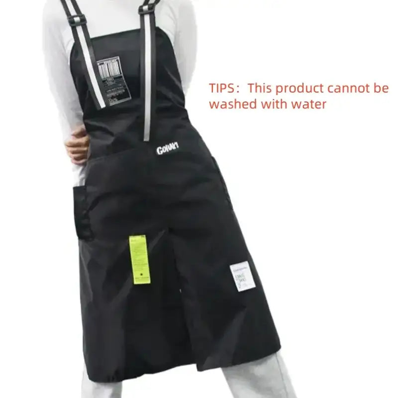 Long Korean Version Nylon Apron Makeup Studio Protective Work Clothes Flower Shop Coffee Shop Waterproof Fashionable