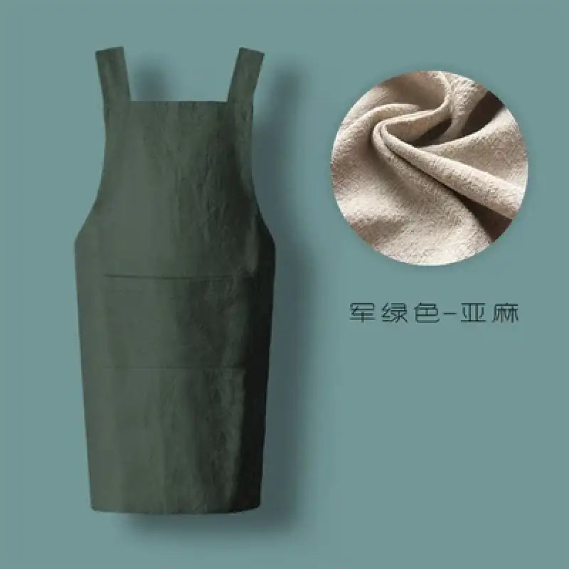 Tablier de Fleuriste Professionnel en Lin