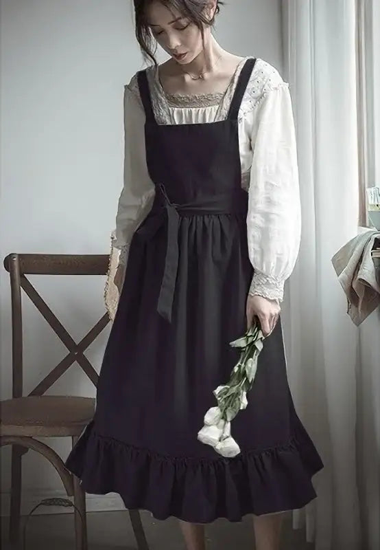 Tablier de Fleuriste Rétro en Coton et Lin