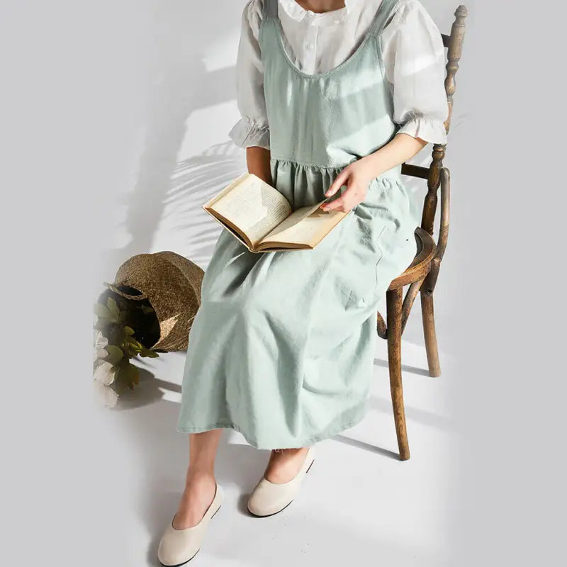Tablier de Fleuriste Robe Pinafore Style Japonais