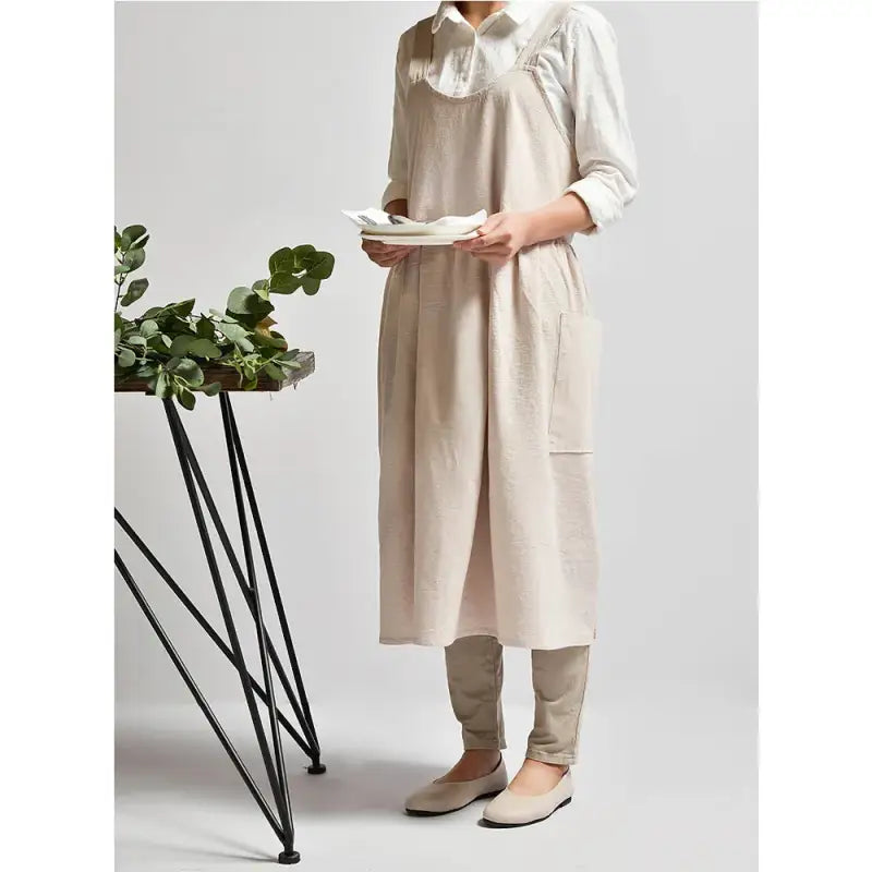 Tablier de Fleuriste Robe Pinafore Style Japonais
