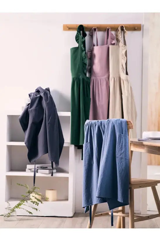 Tablier de Grand-Mère Vert en Coton