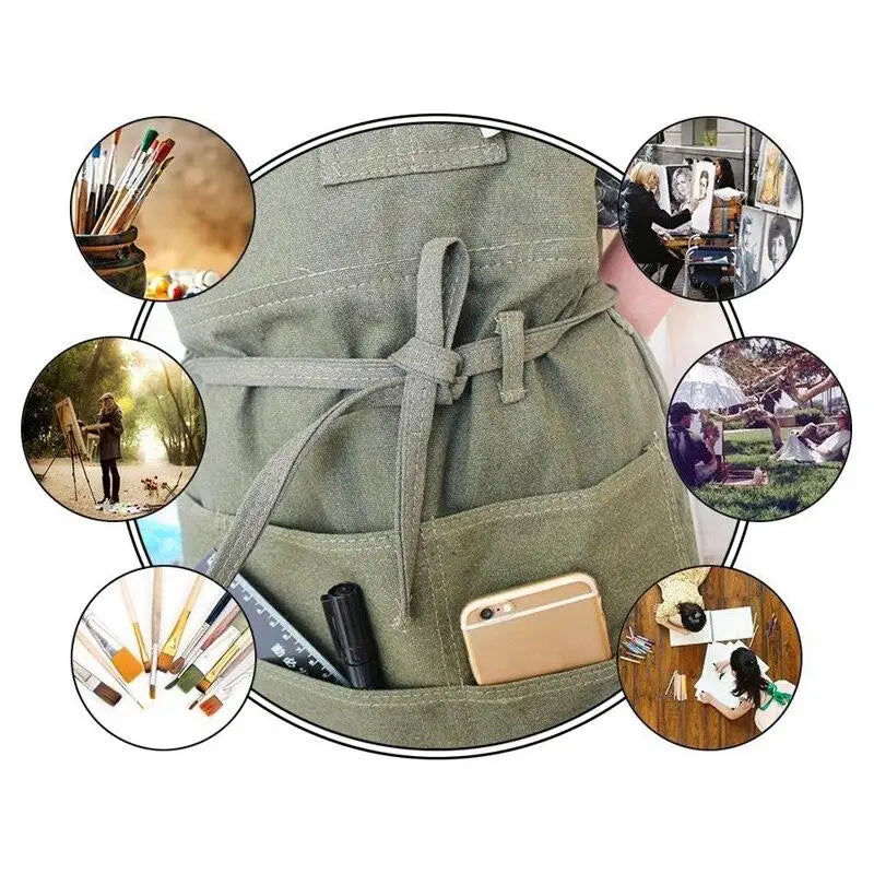 Tablier de Peinture en Tissu
