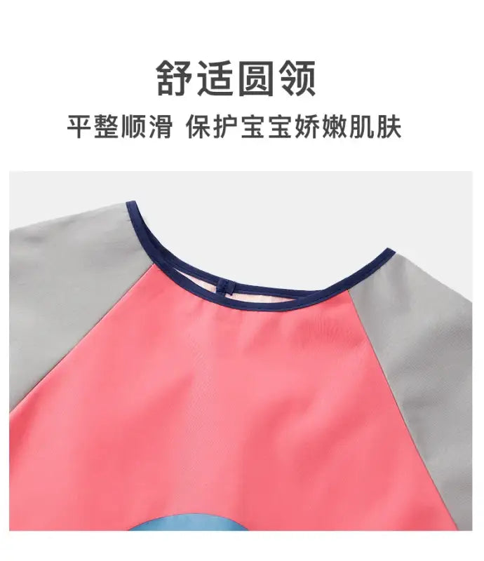 Children’s Waterproof Drawing Clothes Kindergarten Cover Dining Bib Waterproof Reverse Dressing Boys’ and Girls’ Aprons