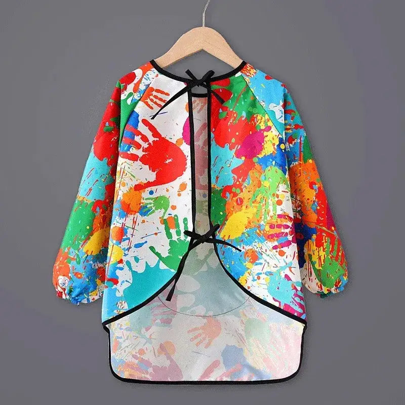 Tablier de Peinture Enfant Motif Empreintes
