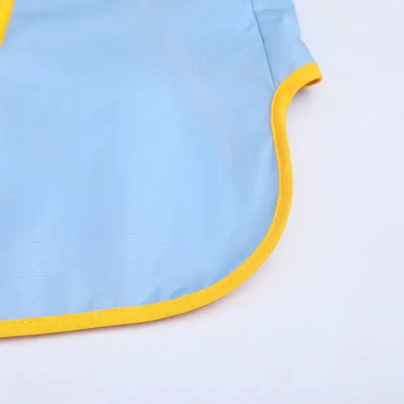 Kids Paint Apron Artist Uniform for Children Working Pocket Waterproof Apron for Painting Baby Eating Brush Pattern