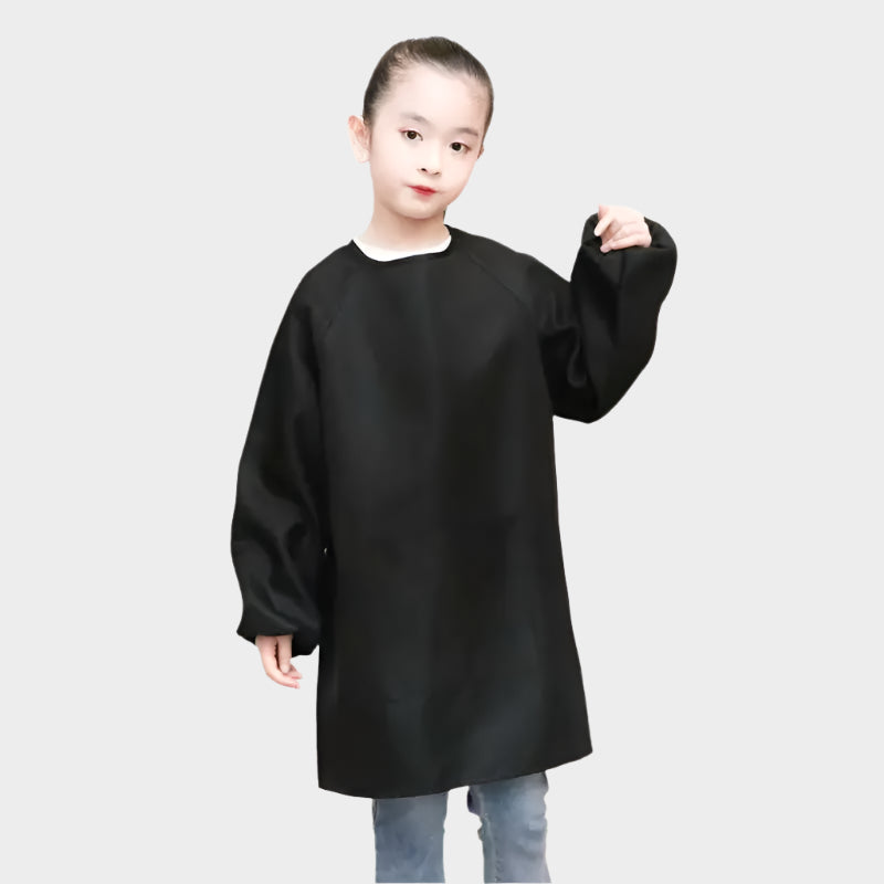 Customized School Name LOGO Kid Children’s Painting Art Waterproof Kindergarten Restaurant Anti-fouling Pockets