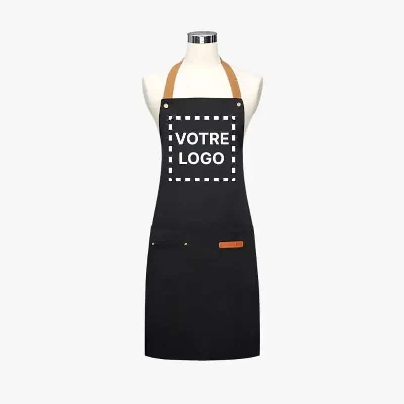 Tablier de Serveur Personnalisé Noir