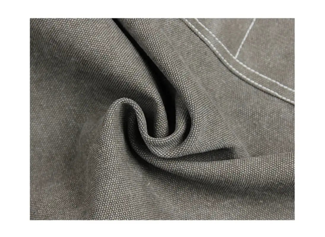 New Durable Canvas Denim Work Adjustable Aprons with Tool Pockets For Barber Baking Cafe Carpentry Painting Oil-proof