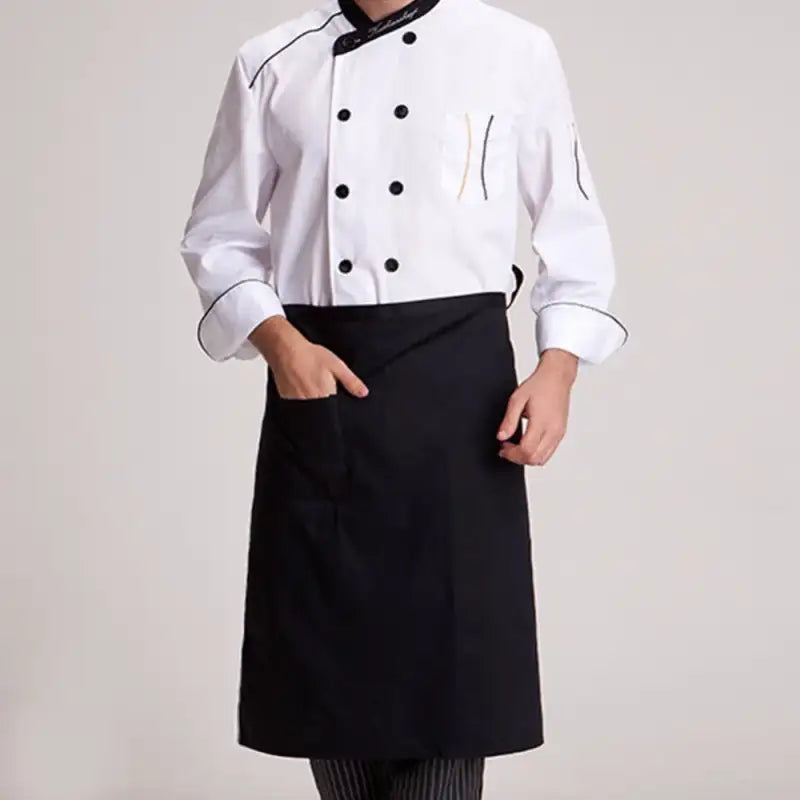 Tablier Demi Chef noir