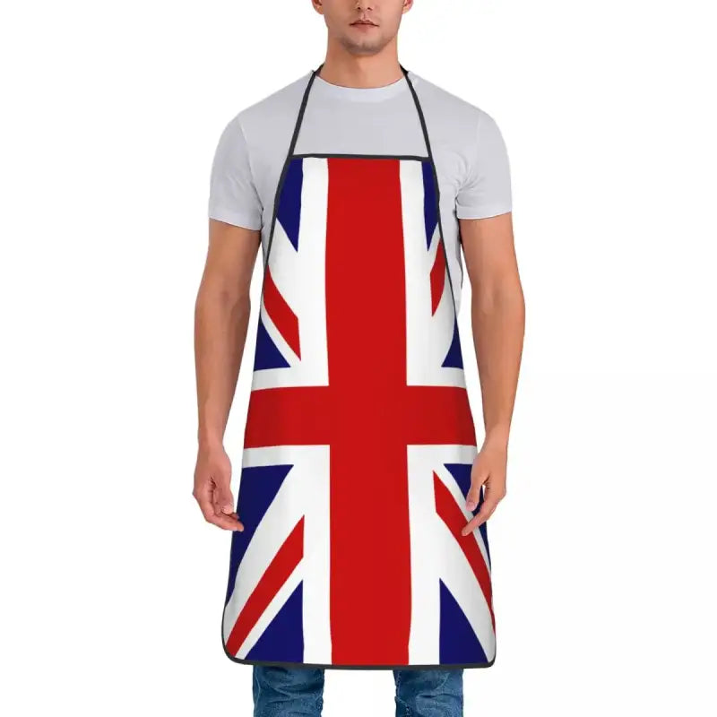 British Flag Union Jack Kitchen Cuisine Apron Anti-greasy UK Flag Great Britain United Kingdom Bib Tablier Chef Florist