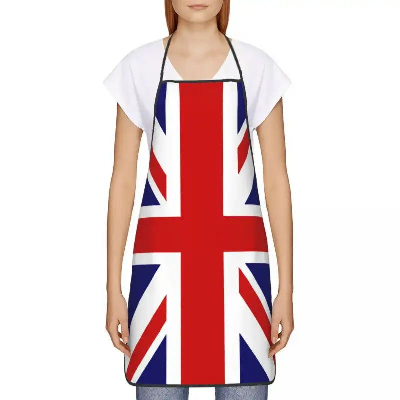 British Flag Union Jack Kitchen Cuisine Apron Anti-greasy UK Flag Great Britain United Kingdom Bib Tablier Chef Florist