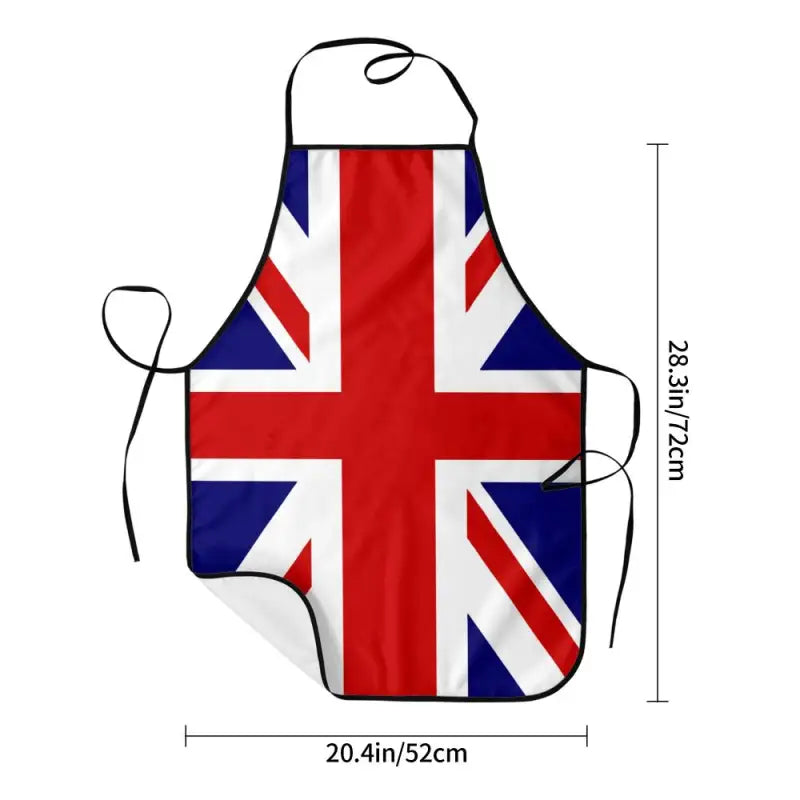 British Flag Union Jack Kitchen Cuisine Apron Anti-greasy UK Flag Great Britain United Kingdom Bib Tablier Chef Florist