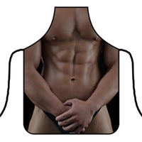 Tablier Drôle Homme Nu