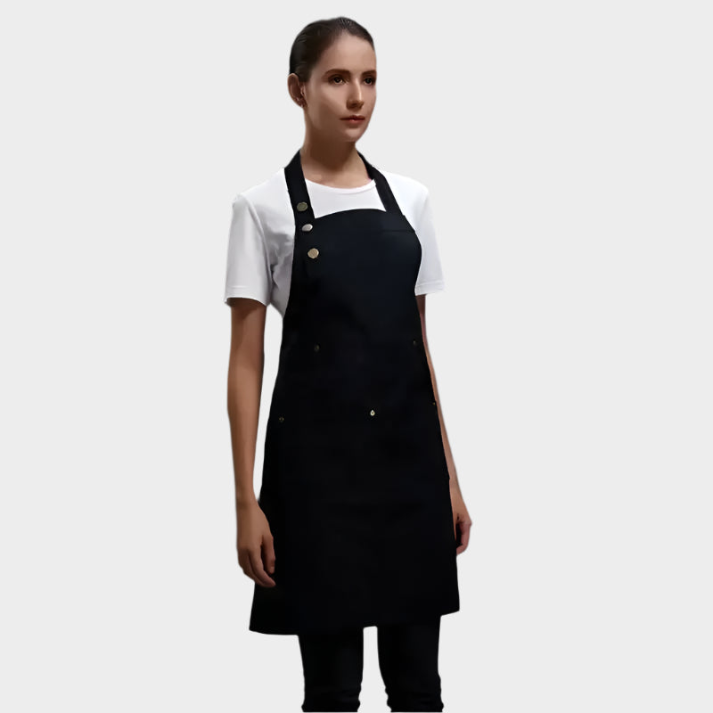 Tablier en Coton noir 