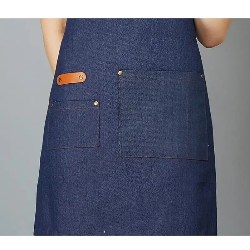 tablier en jean femme