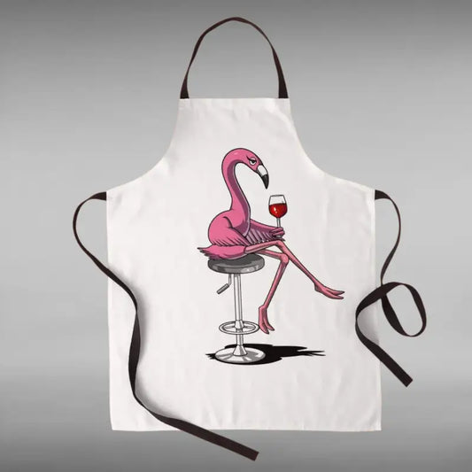 Tablier Flamant Rose