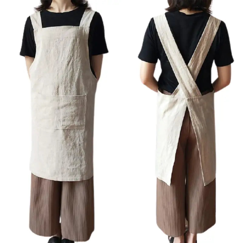 Tablier Japonais Beige
