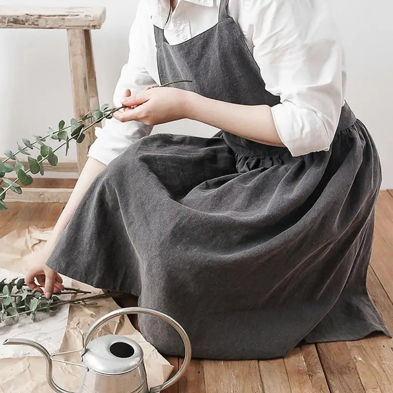 Tablier Japonais Gris