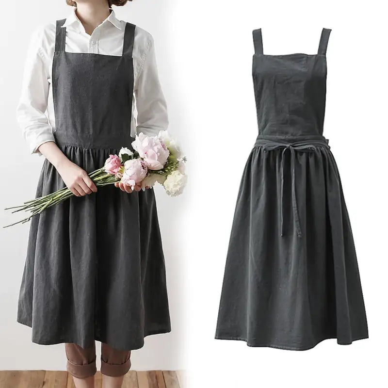 Tablier Japonais Gris
