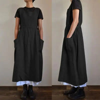 Tablier Japonais Long en Coton et Lin