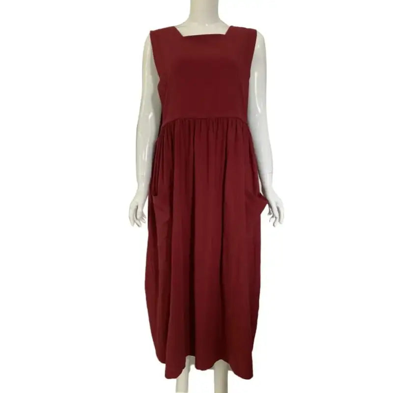 Tablier Japonais Long en Coton et Lin