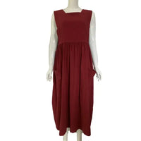 Tablier Japonais Long en Coton et Lin