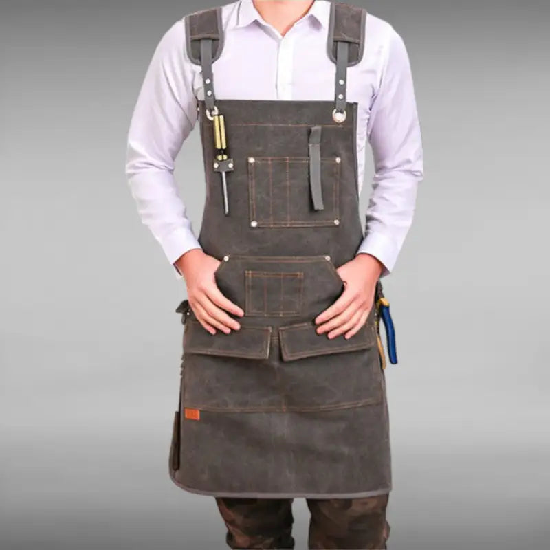 Tablier Multipoches gris
