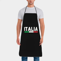 Tablier Pizza Italien Noir