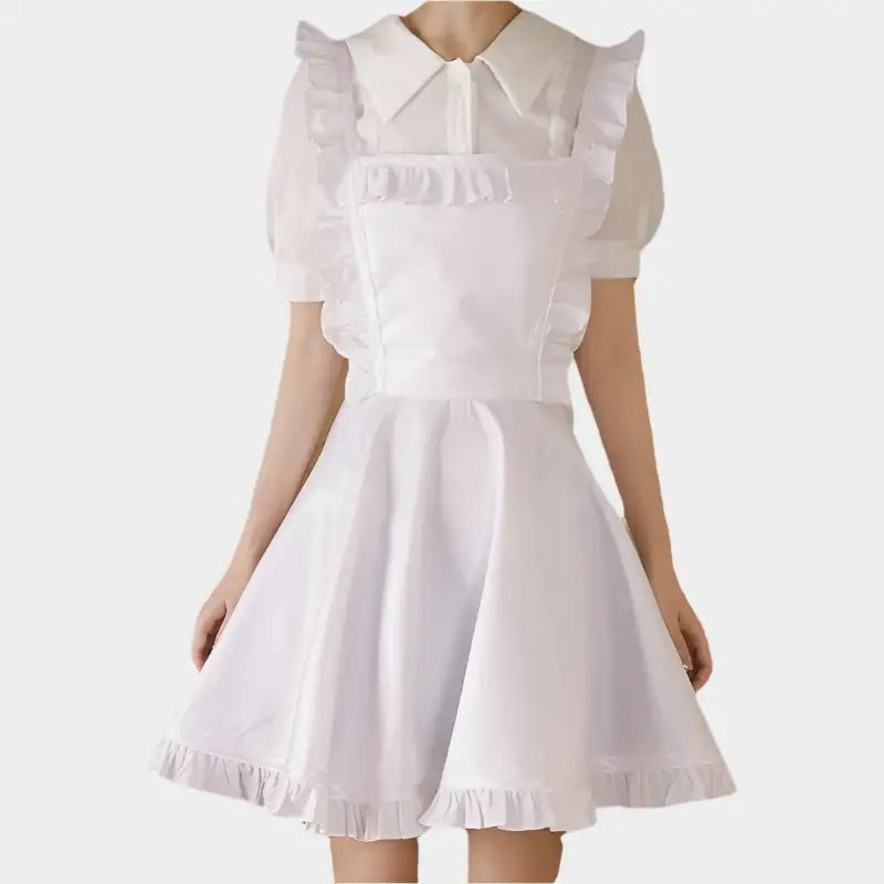 Tablier Robe Blanche - Robe Tablier