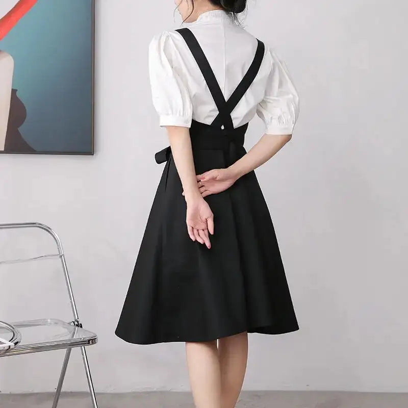 Tablier Robe Long dos croisé
